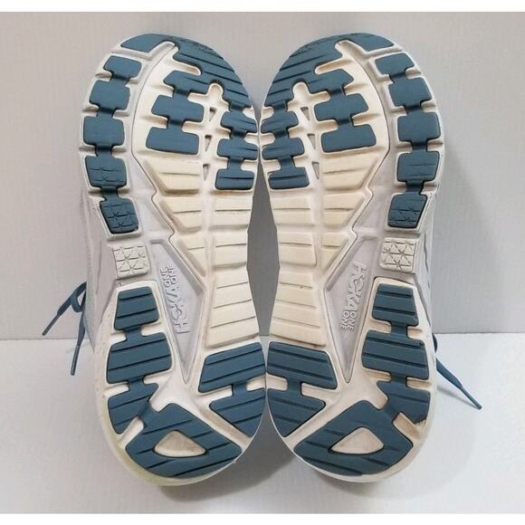 HOKA Women's Gaviota 4 running shoe Blue Fog/Plein Air Sneaker Size 7 Running - Picture 7 of 8